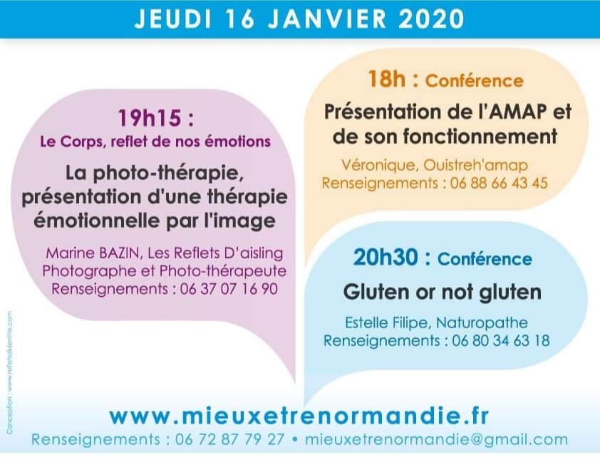 Lire la suite à propos de l’article Jeudi Mieux Être 16 Janvier 2020
